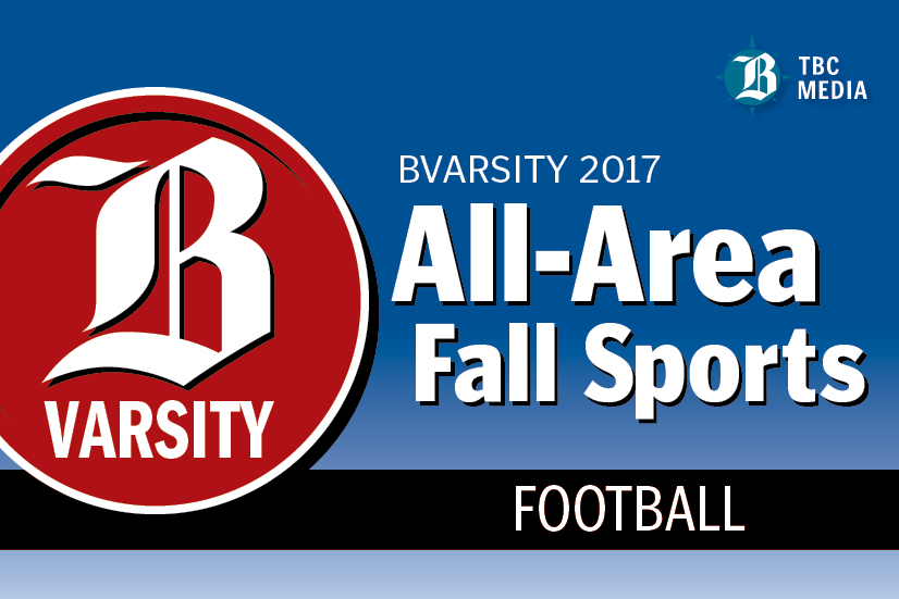 2017 BVarsity All-Area Football Teams graphic